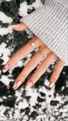 These Christmas Nails Nail Art Ideas – Get Ready to Shine! 💅. Get festive with these stunning Christmas Nails Nail Art ideas that will make your nails the talk of every holiday party! From elegant Christmas Gel Nails to chic Christmas Nails Acrylic, there\'s a look for everyone. 🎅✨ Want something fun and easy? Try Cute Christmas Nails or go with Christmas Nails Easy for a quick, stylish look. Bring on the Festival Nails and show off Her Nails with confidence. If you’re in a rush, Stick On Nai... Christmas Nails Cute, Nails Cute, Cute Styles, Nails Easy