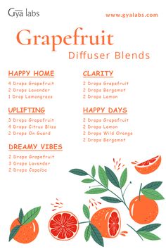 A bottle of Grapefruit Essential Oil blend with fresh grapefruits in the background. Aromatherapy Diy, Diy Candle Making, Liver Care, Oil For Skin