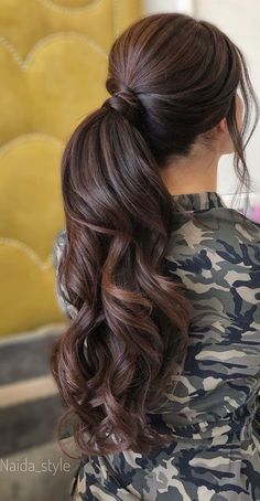 Wedding Ponytail Hairstyles, Prom Hair Up, Wedding Ponytail, Chunky Braids, Pony Hairstyles, Prom Hair Updo