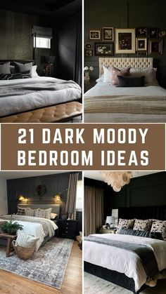 Room Ideas | Room Ideas Aesthetic | Room Ideas Bedroom | Room Ideas For Small Rooms | Room Ideas For Men | Room Ideas For Men Bedroom | Room Ideas Aesthetic Cozy | Room Ideas For Two Sisters | Room Ideas Pink | Room Ideas Small | Room Ideas Cozy | Room Ideas Aesthetic Cozy Dark Bedroom Aesthetic Vintage, Master Bedrooms Moody, Moody Bedroom Accent Wall, Dark Paint Bedroom Ideas, Simple Masculine Bedroom, Moody Transitional Bedroom, Dark Romantic Bedroom Ideas For Couples, Dark Colored Bedrooms, Room Color Ideas For Men