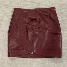 Nwt, Perfect Condition, True To Size, Burgundy/Maroon/Garnet Color! Burgundy Fitted Mini Skirt For Party, Fitted Burgundy Mini Skirt For Party, Elegant Red Mini Skirt For Date Night, Chic Burgundy Skirt For Night Out, Chic Burgundy Skirt, Chic Burgundy Mini Skirt, Blush Skirt, Black Ruffle Skirt, Garnet Color