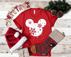 Christmas Mickey Mouse, Mickey Christmas Shirt, Disney Christmas Shirt Christmas Mickey Ears, Disney Christmas Shirts, Deer Shirt, Christmas Mickey, Disney Vacation Shirts, Minnie Mouse Shirts, Minnie Shirt, Mickey Shirt, Womens Disney Shirts