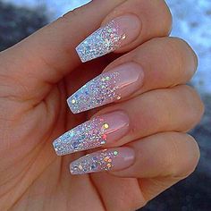 Wedding Nail Ideas, Clear Nail Designs, New Years Nail Designs, Nagellack Trends, Nail Art Designs Summer, Wedding Nail, Bride Nails, New Year's Nails, Clear Nails