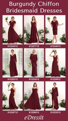 the bridesmaid dresses are all different colors and sizes, but they have no sleeves