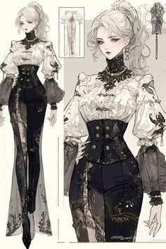 Outfit Drawing Female, Character Clothing Design, Vestidos Anime, Arte Doodle, Dress Design Drawing, Clothing Design Sketches, Fashion Drawing Dresses, Dress Design Sketches, Fashion Illustration Dresses