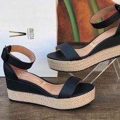 Beautiful Dpz, Dress Pro, Trendy Heels, Flat Heels, Quick Outfits, Womens Sandals Wedges, Fashion Heels, Heels & Wedges, Open Toe Sandals