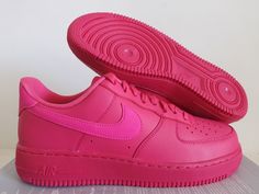 Pink Air Force 1, Preppy Shoes, Nike Air Force 1 07, 1 Rose, Box Color, Saturday Sunday, Open Top, Nike Air Force 1, Air Force 1