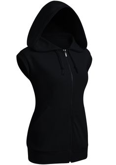 PRICES MAY VARY. SLEEVELESS PREMIUM Zipup Hoodie, we are used high quality fabric an essential closet staple / Moreover, the SLEEVELESS are the trend of today and therefore these Zipup Hoodie ensure high style quotient while letting you be comfortable. Women's Premium Cotton Zipup Hoodie is Comfortable to Wear / This Shirt Wear to any time / This Hoodie is made with lightweight and soft material that makes you feeling well for the soft skin Occasion : Sports, Uniform, Casual, Jogging, Tennis and Leather Hoodie, Zipup Hoodie, Fashion Sweatshirts, Sporty Design, Hoodie Vest, Basic Hoodie, Hoodie Brands, Hoodie Zip, Sleeveless Hoodie