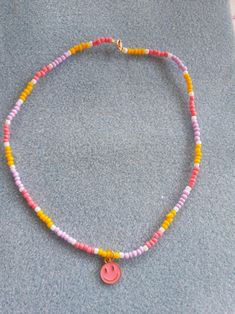 Worded Bracelets, Summer Letter Beads Choker Necklace, Summer Pink Choker With Tiny Beads, Pink And Yellow Beaded Necklace, Multicolor Summer Beads Choker, Summer Flower-shaped Beaded Necklaces With Colorful Beads, Pulseras Ideas, Word Bracelet, Jewelry Ideas