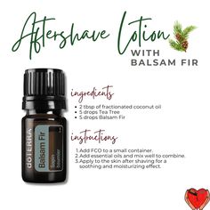 DIY Aftershave Lotion with Balsam Fir

New members, click this link to create your account, place your order & waive the enrollment fee: https://rpb.li/BwWLKc

Questions? Message me.
#doTERRA #pure&natural #selfcare #empowered #essentialoils #essentiallife #wellness #December #winterwellness #holidaycheer