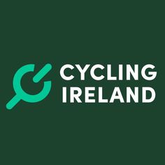 the cycling ireland logo on a green background