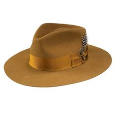 Estate Wide Brim Wool Felt Fedora by Dobbs – DAPPERFAM Wool Fedora, Felt Fedora, Wide Brimmed, Wool Felt, Fedora, Felt, Crown, Wool