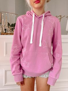 Our Constellation Prize Star Sweatshirt Top is very soft and light featuring a cozy brushed fleece inside. Prewashed - no shrink. Model wearing size small Content: 60% cotton, 40% polyester Have a question? Ask a stylist! Text us at (843) 469-7145 Sassy Shortcake, Star Sweatshirt, High School Outfits, School Outfits, Cute Tops, Constellations, Sweat Shirt, Shirts Tops, Star Wars