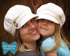 Newsboy style hat PDF SEWING pattern Adult/child by ButterflyTree, $10.00 Newsboy Hat Pattern, Newsboy Hat Women, Hat Sewing Pattern, Hat Sewing, Sewing Hats, Hat Patterns To Sew, Different Hats, Newsboy Hat, Trendy Hat