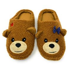 Bear Hug - Women's Slip On House Animal Slippers Slip On Slippers, Bear Slippers, Animal Slippers, Fuzzy Slippers, Bear Hug, Slippers Cozy, House Shoes, House Slippers, Womens Slippers