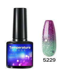 Color-changing Gradient Nail polish Emotional Temperature Change DIY Gel Nail 8ml Material: Color: as the picture shows, (Due to the difference between different monitors, the picture may have slight color difference. please make sure you do not mind before ordering, Thank you!) Package weight: 20g Package size: 2.7x2.7x6.3cm,(Please allow 1-3mm error due to manual measurement. please make sure you do not mind before ordering.) Nail Rhinestones Glitter for Lip Gloss Top Coat for Acrylic Nails Na Color Changing Nail Polish, Holiday Themed Nails, Lighting Background, Color Change Nail Polish, Mini Macaron, Color Changing Nails, Gel Set, Manicure Gel, Gel Nails Diy