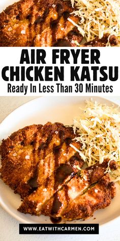 air fryer chicken katsu ready in less than 30 minutes