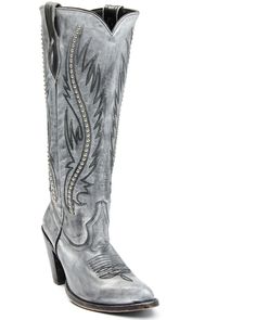 Idyllwind Women's Platinum Western Boots - Round Toe, Silver Womens Cowgirl Boots, Handcrafted Boots, Dan Post, Cowboy Boots Women, Leather Pulls, Boots For Sale, Cowgirl Boots, Boot Shop, Western Boots