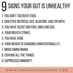 Gut Rot 9 Signs Your Gut is Unhealthy From an upset stomach to acne, moodiness to stinky breath. Learn more agutsygirl.com Sensitive Stomach Diet, Lose Stomach Fat Diet, Upset Stomach Remedy, Leaky Gut Diet, Stomach Remedies, Naturopathic Medicine, Chronic Migraines, Sensitive Stomach, Gut Healing