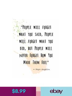 a quote on people will forget what you said