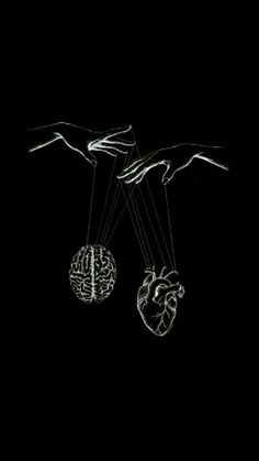 two human hands are touching each other with their fingers, while the image is being projected in black and white