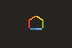 the logo for an appliance that is designed to look like a colorful house