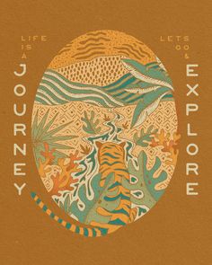 the cover art for journey's new album, life lets us to go explore