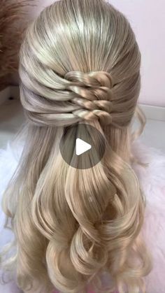 Hair Styles Using Hair Loop Tool, Braided Up Do Wedding, One Shoulder Hair, Apostolic Hairstyles Easy, Ponytail Hairstyles Easy, Easy Hairstyles For Medium Hair, Beautiful Braided Hair, Curly Wedding Hair, Easy Hair Updos