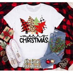 Christmas Transfers, Leopard Svg, Leopard Christmas, Plaid And Leopard, Cricut Christmas, Winter Svg, Christmas Tree Shirt, Cartoon Sweatshirts, Buffalo Plaid Christmas