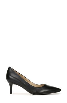 Signature comfort cushioning makes this pointed-toe pump a poised 9-to-5 essential. 2 1/2" heel Contour Plus cushioned footbed Leather upper/synthetic lining and sole Imported Women's Shoes Formal Synthetic Kitten Heels With Almond Toe, Formal Kitten Heels With Almond Toe, Classic Kitten Heels With Removable Insole, Office Heels With Removable Insole And Almond Toe, Office Almond Toe Synthetic Kitten Heels, Kitten Heels With Removable Insole For Workwear, Low Heel Synthetic Heels For Business, Business Casual Almond Toe Court Shoes With 4-inch Heel, Business Low Heel Synthetic Heels