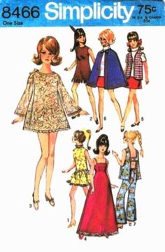 an old fashion sewing pattern for children's dresses and skirts, with the words simplicity on it