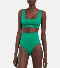 Serene bra and Tranquil briefs set Fitted Green Ribbed Swimwear, Green Ribbed Swimwear For The Beach, Green Ribbed Swimwear For Beach, Un Sustainable Development Goals, Sustainable Development Goals, Briefs, Luxury Fashion, Bra, Green