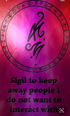 Banishment Sigil, Stop Stalking Me, Wolf Of Antimony, Magick Symbols, Wiccan Symbols, Magick Spells, Sigil Magic