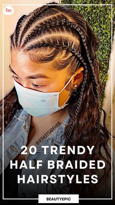 We have selected the 20 best half-braided hairstyles wearing which you can easily elevate your everyday look. Explore them and find the style that suits your vibes. Front Hair Braided Hairstyles, Braided Up Down Hairstyles, Half Head Braids Straight Hair, Mixed Hair Braided Hairstyles, Mixed Braided Hairstyles, Top Half Braided Hairstyles, Braided Cornrow Half Up Half Down, Halfway Braids Hairstyles, Half Head Braid Hairstyles