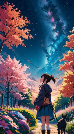 Rikka And Yuuta, Anime Fan Art, Anime Galaxy, Final Fantasy Art, Wallpapers Iphone, Fantasy Art Landscapes, Howls Moving Castle, Cute Anime Wallpaper