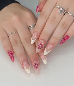 Kutek Disney, Unghie Sfumate, Summery Nails, Girly Acrylic Nails, Pretty Gel Nails, Soft Nails, Press Ons, Pink Acrylic Nails, Cuticle Pusher