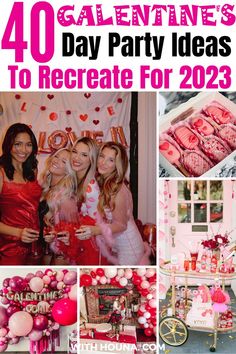 Are you looking for the best Galentine's Day ideas to celebrate an unforgettable day with your gang squad? Don't worry bestie because we've got you covered. We've got you the best Galentine's day party ideas for 2023 for every style and taste especially if you're hosting a Galentine's Day party. You'll find everything from the cutest Galentine's Day decor, Galentine's brunch ideas, Galentine's day activities, Galentines party ideas girls night, Galentines party food ideas and so much more. Low Budget Home Decor, Valentines Tea Party, Valentines Day Decoration, Ideas Valentines Day, Budget Home Decor