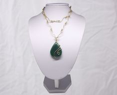 "unique, elegant gemstone necklace - one of a kind jewelry for women hand made chain, very decorative and green agate (teardrop)  the necklace looks very exclusive and unique, this is an original design OOAK This would be a wonderful gift for someone special in your life.  Ready to ship dimensions of the pendant - 4cm x 3cm (1.6\" x 1.2\") chain length - 65cm / 25.6\" (we can extend it or make shorten on request)" Teardrop Agate Wire Wrapped Jewelry, Wire Wrapped Teardrop Agate Jewelry, Elegant Wire Wrapped Teardrop Necklaces, Elegant Wire Wrapped Teardrop Necklace, Elegant Teardrop Wire Wrapped Necklaces, Elegant Handmade Green Chain Necklace, Wire Wrapped Teardrop Pendant Necklace, Wire Wrapped Teardrop Pendant Necklace Gift, Elegant Agate Necklace With Wire Wrapped Details