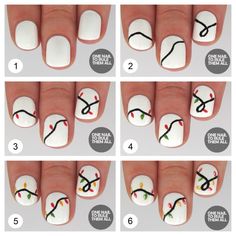 Diy Christmas Nail Art, Nailart Tutorial, Nagellack Trends, Art For Beginners, Nail Designs Tutorial