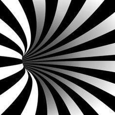 an abstract black and white background with stripes in the shape of a spiral or vortex