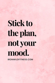 Stick to the plan, not your mood....

Find fitness tips, nutrition help, workout ideas, recipes, lifestyle content and more.