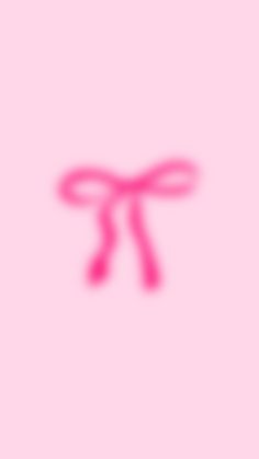 a pink background with the letter t in it's center and an outline of a bow