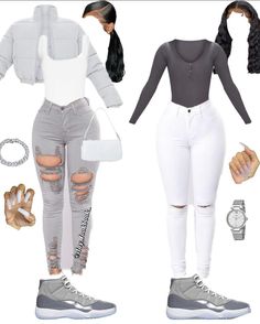 Jordan 11 Cool Grey Outfit, Cool Grey 11s Outfits, Cool Grey 11s, Grey 11s, Jordan 11 Cool Grey, Outfits For Girls, Cute Nike Outfits, Cute Outfits With Jeans, Fasion Outfits