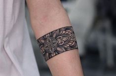 a person with a tattoo on their arm