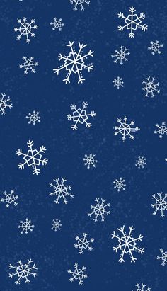 snow flakes on a blue background