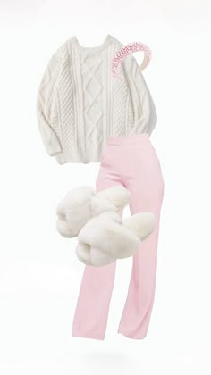 Comfy Oufits, Love Pink Clothes, Cute Night Outfits, Cutesy Outfit, Basic Girl Outfit, Fire Clothes, Lululemon Outfits, Cute Sleepwear, Clueless Outfits