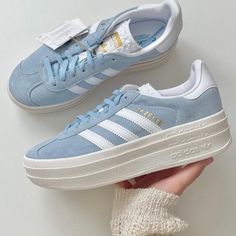 Reposhing This Item I Purchased From @Hudsonz9nhudson. Never Worn - Runs Large. Questions? Leave A Comment Below! Gazelle Bold, Adidas Country, Adidas Originals Gazelle, Shoe Inspo, Shoes Adidas, Adidas Gazelle, White Adidas, Lace Closure, Soft Suede