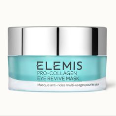 New Has Never Been Opened. Retails For $82 I Am A Trusted Seller. Please Check My Reviews For More Confidence In Shopping From My Closet. Elemis Pro-Collagen Eye Revive Mask Is A Serum-Infused Eye Mask That Minimizes The Look Of Wrinkles, While Targeting The Look Of Puffiness And Dark Circles. Benefits This Moisture-Plumping Eye Mask Is Formulated With Next Generation Flash Filler Hyaluronic Acid, Wrinkle-Reducing Watermelon Snow Algae And Antioxidant-Rich Bush Clover To Deeply Hydrate And Reduc Under Eye Primer, Elemis Skincare, Anti Aging Mask, Hydrating Primer, Eye Cream For Dark Circles, Elemis Pro Collagen, Best Eye Cream, Formula Cans, Blush Brush