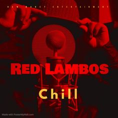 red lambos chilli with a microphone in front of him and the words, red lambos