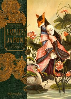 Recueil d'histoires issues du folklore japonais sur le thème de la nature et des animaux. Chacune fait l'objet d'un traitement graphique spécifique. Harry Potter Disney, Disney Rapunzel, Bd Comics, 3d Photo, Puzzle Art, Japan Art, Kids Boxing, Book Inspiration